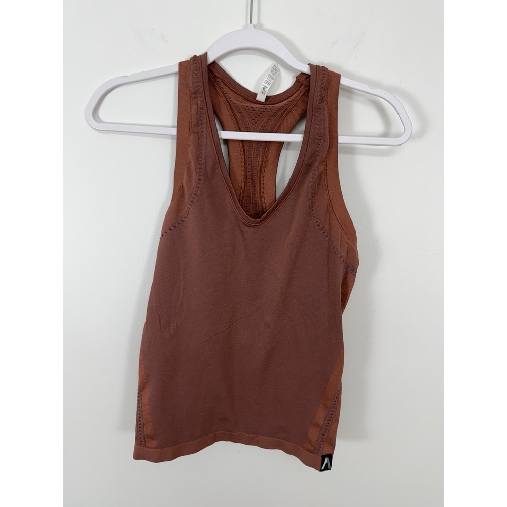 Athleta X Allyson Felix Legend Shine Tank Top Racerback Size M Seamless Gym Yoga